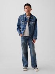 Gap Icon Jachetă din denim (4-13yrs) - Imaginea 3 din 5