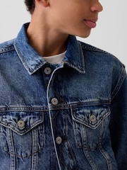 Gap Icon Jachetă din denim (4-13yrs) - Imaginea 4 din 5