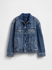 Gap Icon Jachetă din denim (4-13yrs) - Imaginea 5 din 5
