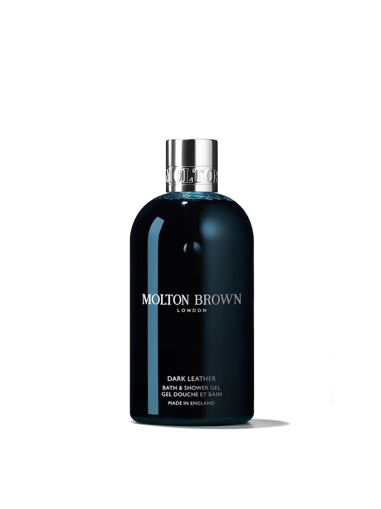 Molton Brown Dark Leather 300ml Bath & Shower Gel - Image 1 of 3 Molton Brown Dark Leather 300ml Bath & Shower Gel - Image 1 of 3