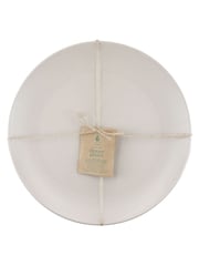Natural Elements Set of 4 Brown Plastic Dinner Plates - Image 1 of 1