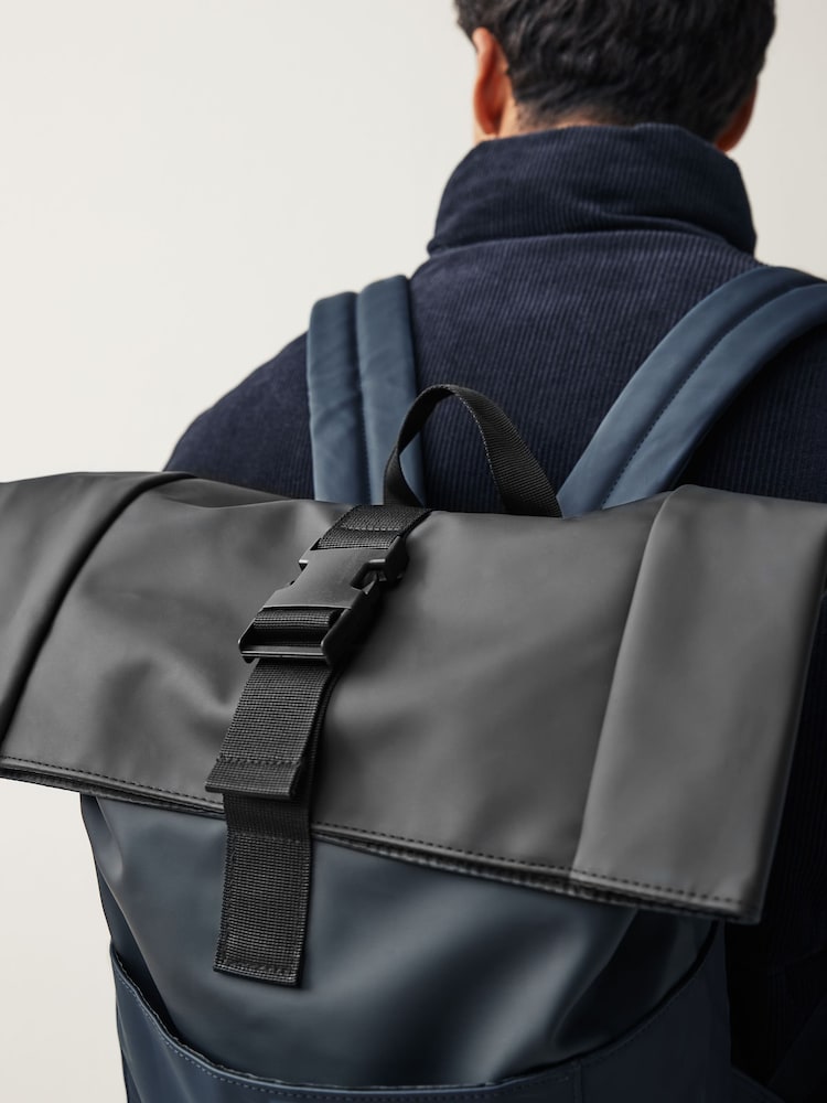 Blue Rubber Rucksack - Image 2 of 7
