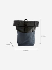 Blue Rubber Rucksack - Image 4 of 7