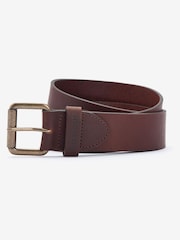 Barbour® Brown Matt Leather Belt - Image 1 of 5