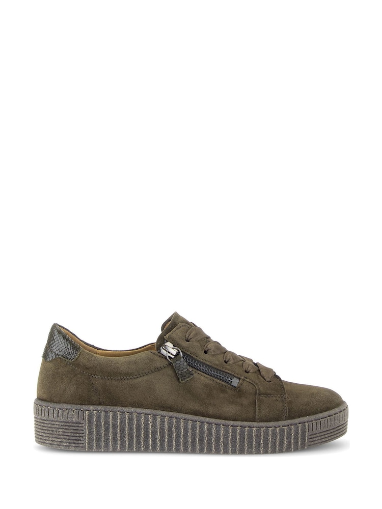 Gabor Green Wisdom Fashion Trainers - Image 1 of 5