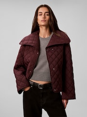 Calvin Klein Red Lightweight Quilted Liner Jacket - Image 4 of 6