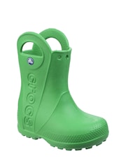 Crocs Green Toddler Waterproof Handle It Rain Boots - Image 2 of 4