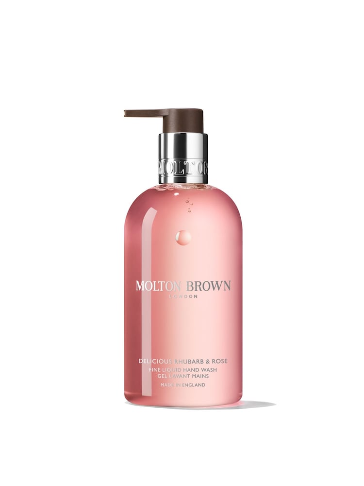 Molton Brown Delicious Rhubarb & Rose 300ml Fine Liquid Hand Wash - Image 1 of 3 Molton Brown Delicious Rhubarb & Rose 300ml Fine Liquid Hand Wash - Image 1 of 3