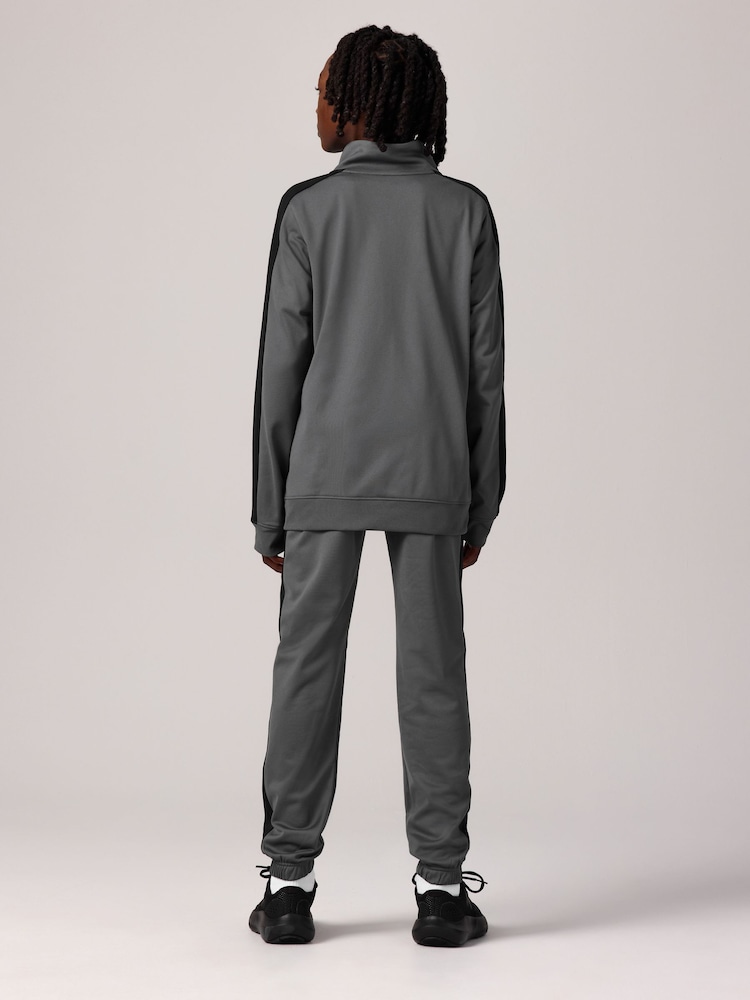 Under Armour Grey Boys Youth Knit Tracksuit - Image 2 of 10