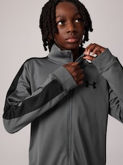 Under Armour Grey Boys Youth Knit Tracksuit - Image 7 of 10