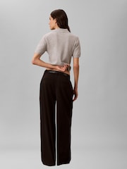 Calvin Klein - Polo Maniche corte traforata Maglione

  - Immagine 3 di 7
