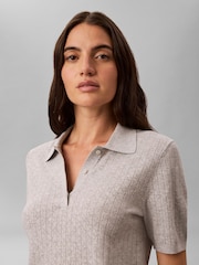 Calvin Klein - Polo Maniche corte traforata Maglione

  - Immagine 4 di 7