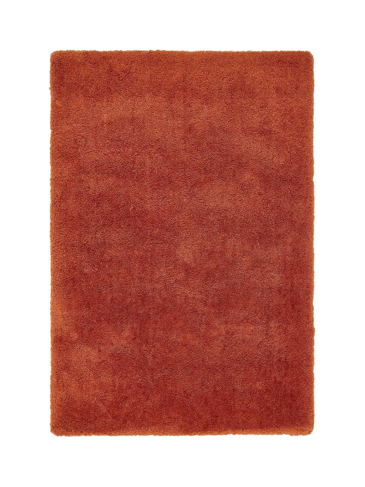 Asiatic Rugs Orange Lulu Extra Soft Shaggy Rug - Image 2 of 6