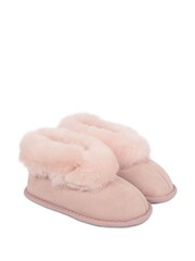 Розовый - ™ Just Sheepskinклассические детские тапочки - Изображение 1 из 5
