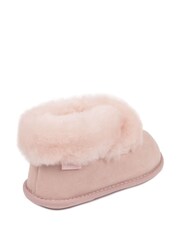 Розовый - ™ Just Sheepskinклассические детские тапочки - Изображение 4 из 5
