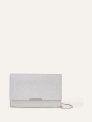 Accessorize Silver Box Clutch - Image 2 of 3