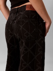 Calvin Klein Low Rise Širokog kroja Logo Traperice - Slika 4 od 7