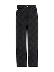 Calvin Klein Low Rise Širokog kroja Logo Traperice - Slika 7 od 7