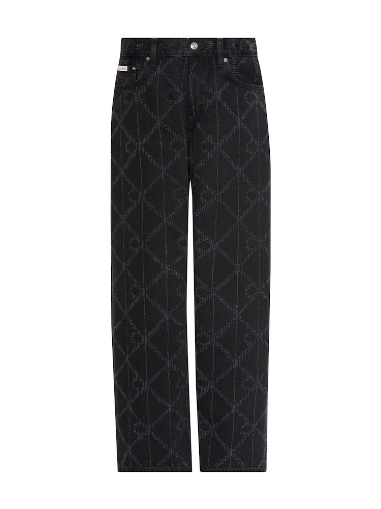 Calvin Klein Low Rise Širokog kroja Logo Traperice - Slika 7 od 7