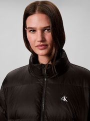 Calvin Klein Black Short Down Puffer Jacket - Image 6 of 7