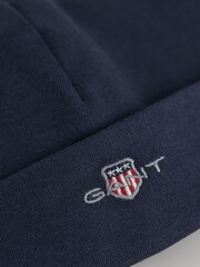 GANT Blue Shield Logo Beanie - Image 2 of 2