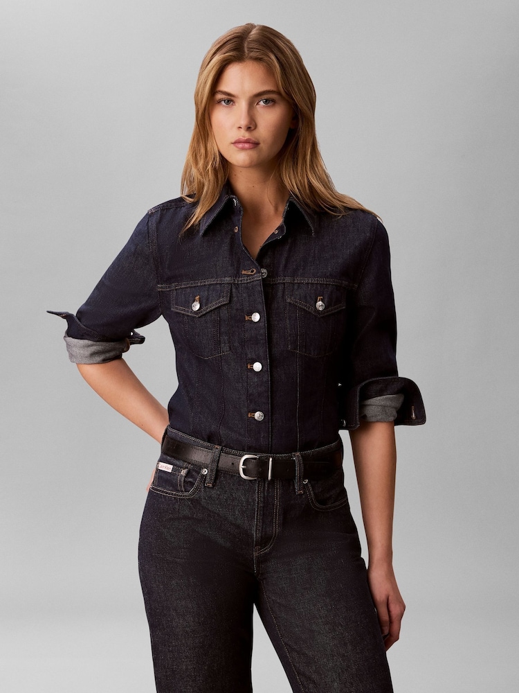 Calvin Klein Classic Denim Trucker Shirt - Obraz 1 z 6 Calvin Klein Classic Denim Trucker Shirt - Obraz 1 z 6