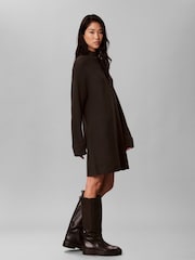 Calvin Klein Black Relaxed Rib Mini Dress - Image 5 of 6