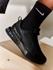 Nike Black Air Max Alpha 6 Trainers - Image 3 of 7
