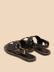 White Stuff Black Sweetpea Leather Sandals - Image 3 of 4