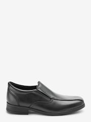 Black Standard Fit (F) Leather Loafers - Image 1 of 5