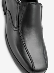 Black Standard Fit (F) Leather Loafers - Image 4 of 5
