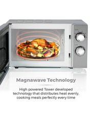 Tower Silver 800w Microwave - Image 9 of 10