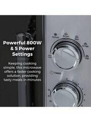 Tower Silver 800w Microwave - Image 10 of 10