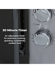 Tower Silver 800w Microwave - Image 5 of 8