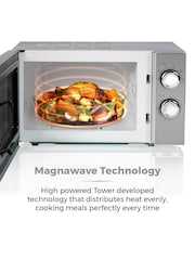 Tower Silver 800w Microwave - Image 6 of 8