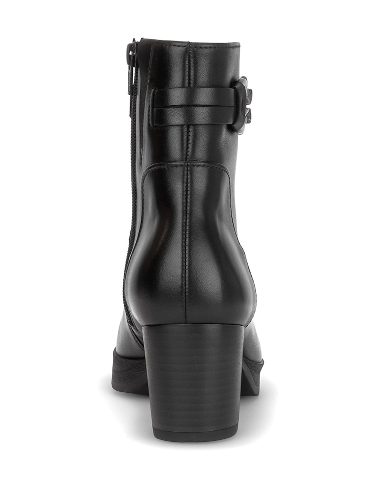 Gabor Black Emilia Ankle Boots - Image 5 of 5 Gabor Black Emilia Ankle Boots - Image 5 of 5