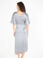 Calvin Klein Natural Shine Midi Dress - Image 2 of 6