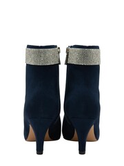 Lotus Navy Blue Stiletto-Heel Shoes Boots - Image 3 of 4