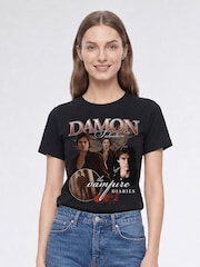Brands In Black The Vampire Diaries Damon T-Shirt - Image 1 of 5
