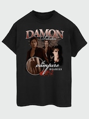 Brands In Black The Vampire Diaries Damon T-Shirt - Image 3 of 5