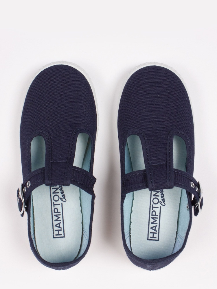 Trotters London Navy Blue Nantucket Canvas Shoes - Image 5 of 5