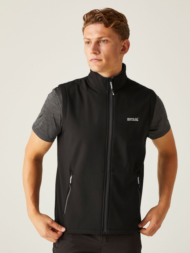 Regatta Black Bradwell III Softshell Gilet - Image 1 of 1