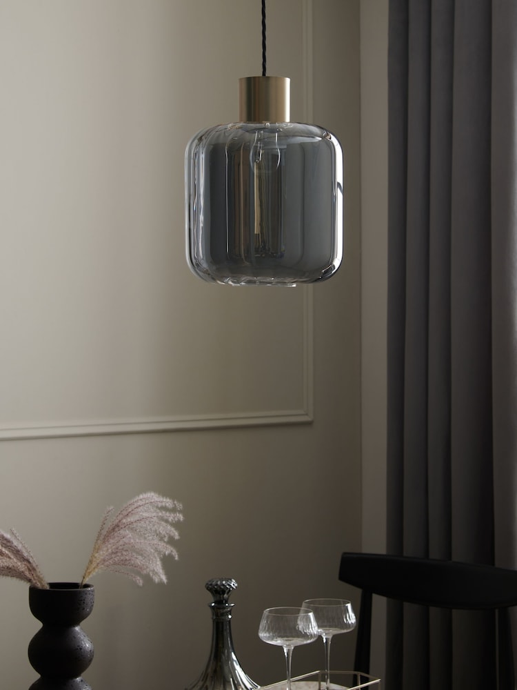 Smoke Grey Jensen Large Easy Fit Shade - Image 2 of 6