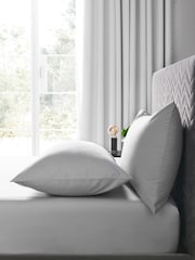 Grey Easy Care Polycotton Deep Fitted Sheet - Image 1 of 3