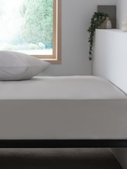 Grey Easy Care Polycotton Deep Fitted Sheet - Image 2 of 3