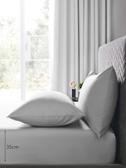 Grey Easy Care Polycotton Deep Fitted Sheet - Image 3 of 3
