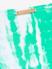 Зеленый/розовый - Трусики бикини с рюшами на боках Mint Velvet - Изображение 5 из 5