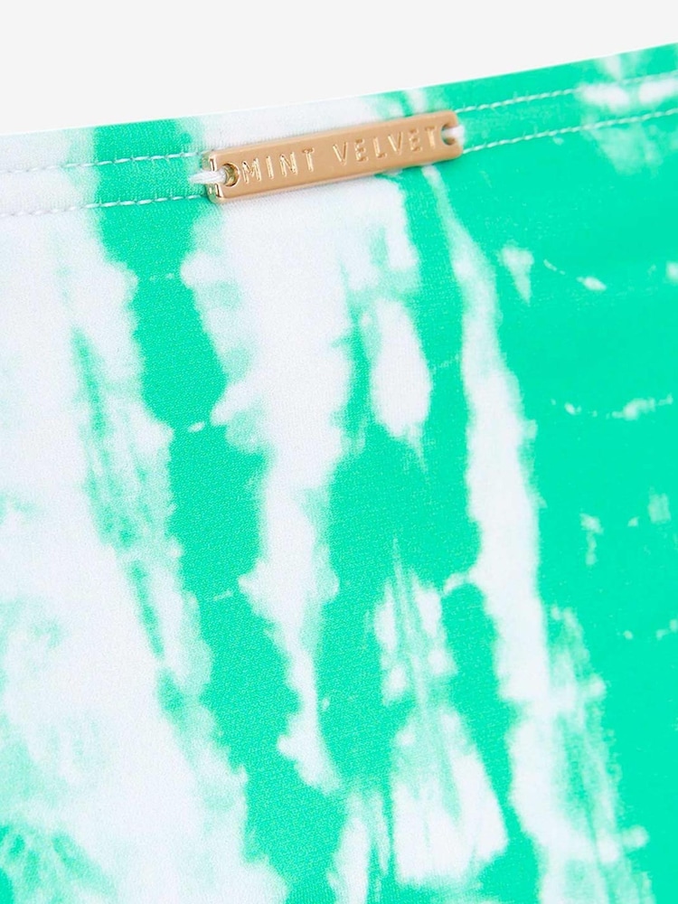 Grün und Rosa - Mint Bikinislip aus Samt mit gerüschter Seite - Bild 5 von 5 Grün und Rosa - Mint Bikinislip aus Samt mit gerüschter Seite - Bild 5 von 5