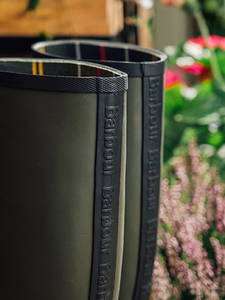 Barbour® Green Abbey Wellington Boots - Image 10 of 16