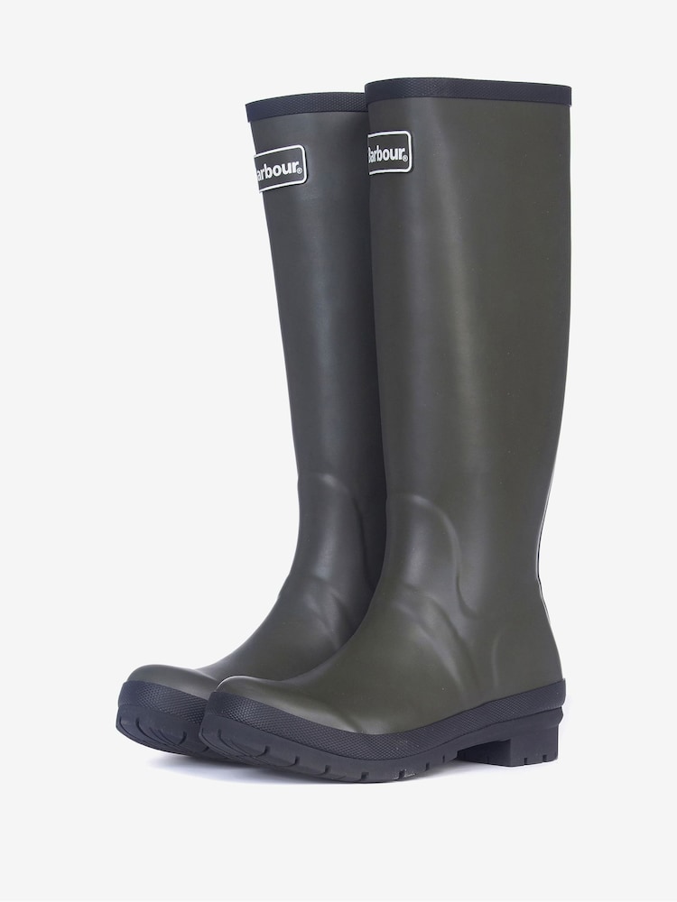 Barbour® Green Abbey Wellington Boots - Image 12 of 16